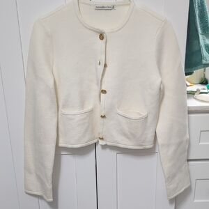 Abercrombie & Fitch Cream Knitwear